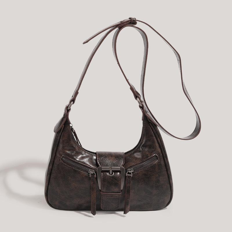 

Underarm Bag Retro Small Square Bag Commuting Versatile Niche Shoulder Bag