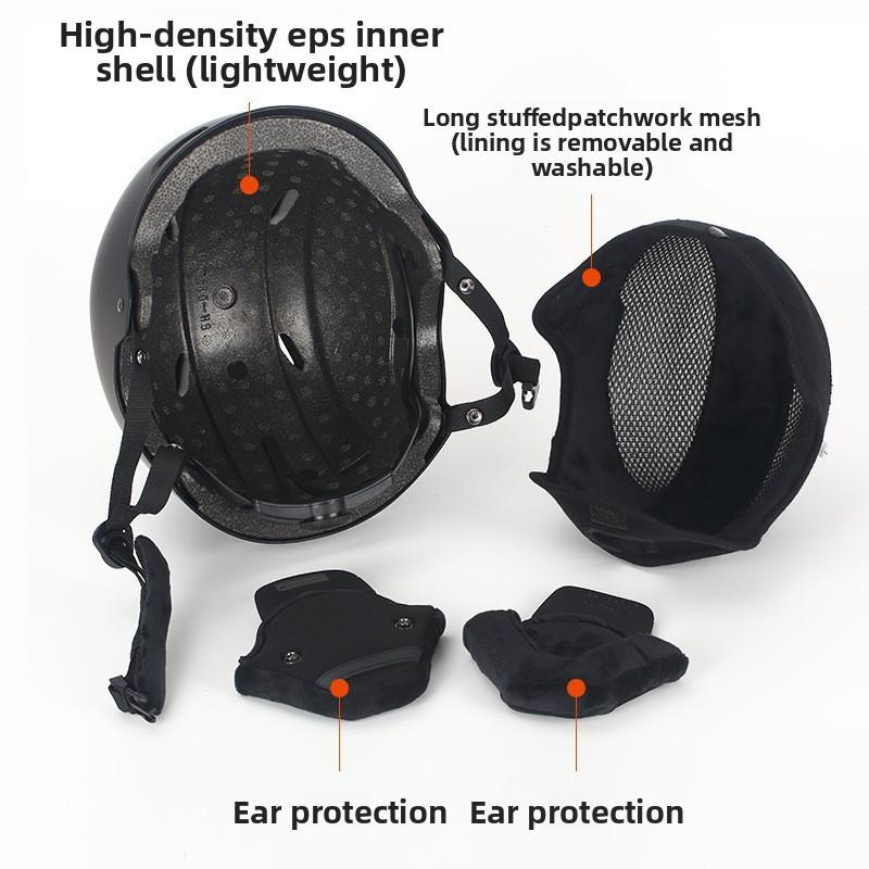 Winter Skihelm Outdoor Riding Halbschalenhelm Integrierter Vier-Jahreszeiten-Helm Sicherheitsschutz