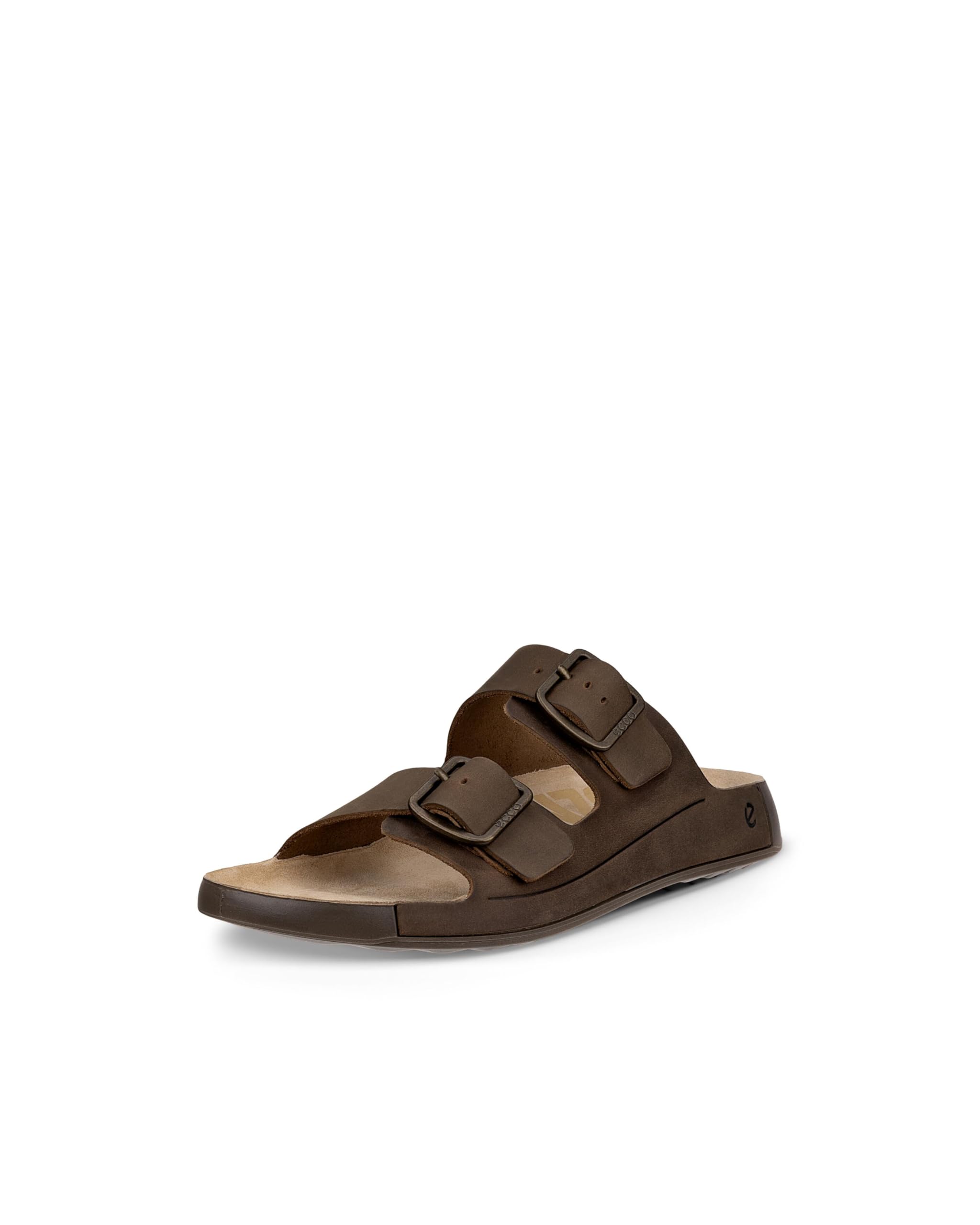 

ECCO Cosmo Genuine Leather Men s Flat Sandals, 50098402114, Nutmeg Brown, Size 24.5 cm, 3E