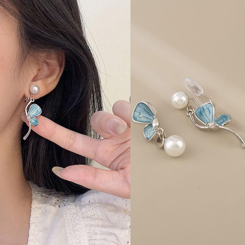 Niche High-End Non-Pierced Earrings - Versatile Mosquito Coil Design, Perfect Birthday & Christmas Gift for Girlfriend