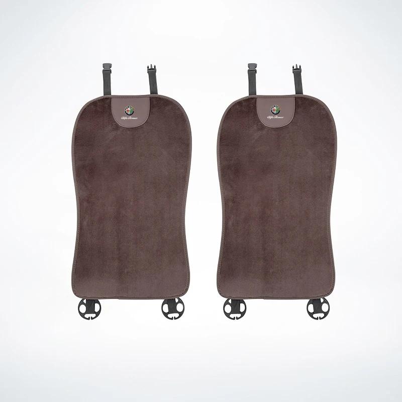 

Car Stickers For Alfa Romeo Car Seat Cover Winter Warmth Plush Auto Cushion Accessories For Alfa Romeo 156 159 147 4C 8C 166 Giu