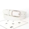 Square Buckle Leather Belt Korean Style Pin Buckle Belt Retro Women's Belt  Female Use