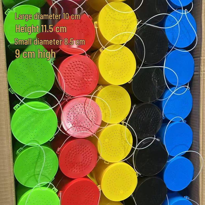 Portable Breathable Live Bait Bucket for Fishing