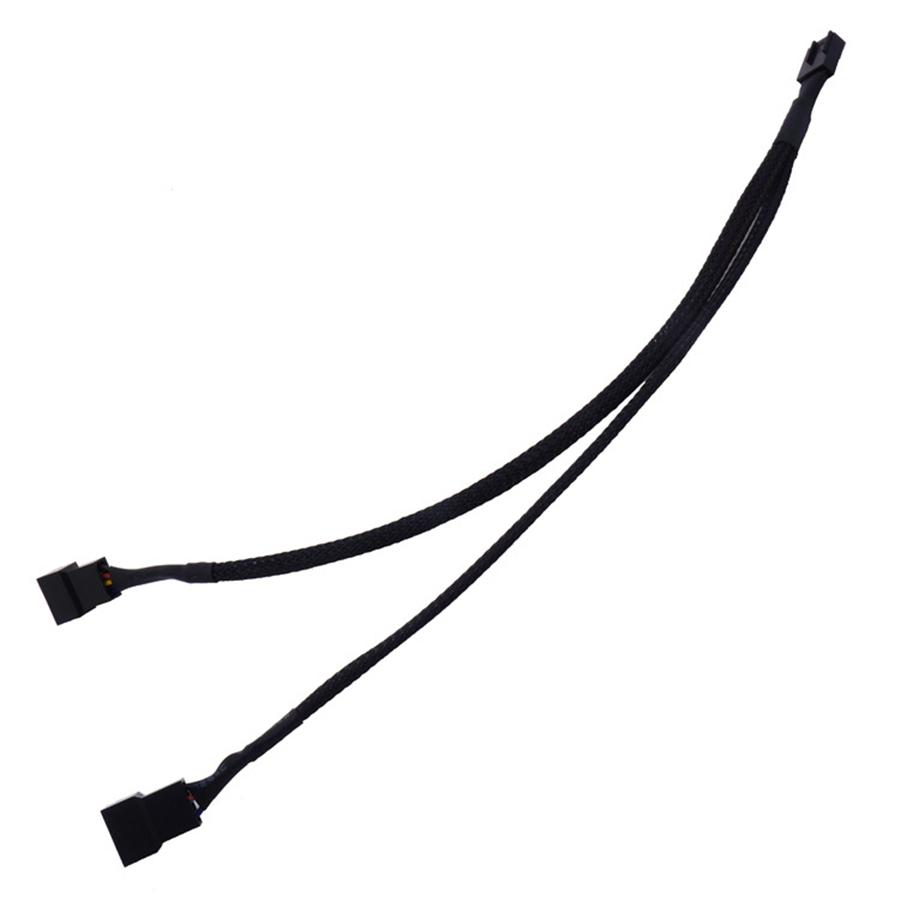 10Pcs 4-Pin PWM to Dual PWM Computer Case Fan Power Y-Splitter Cable  Wire 27cm