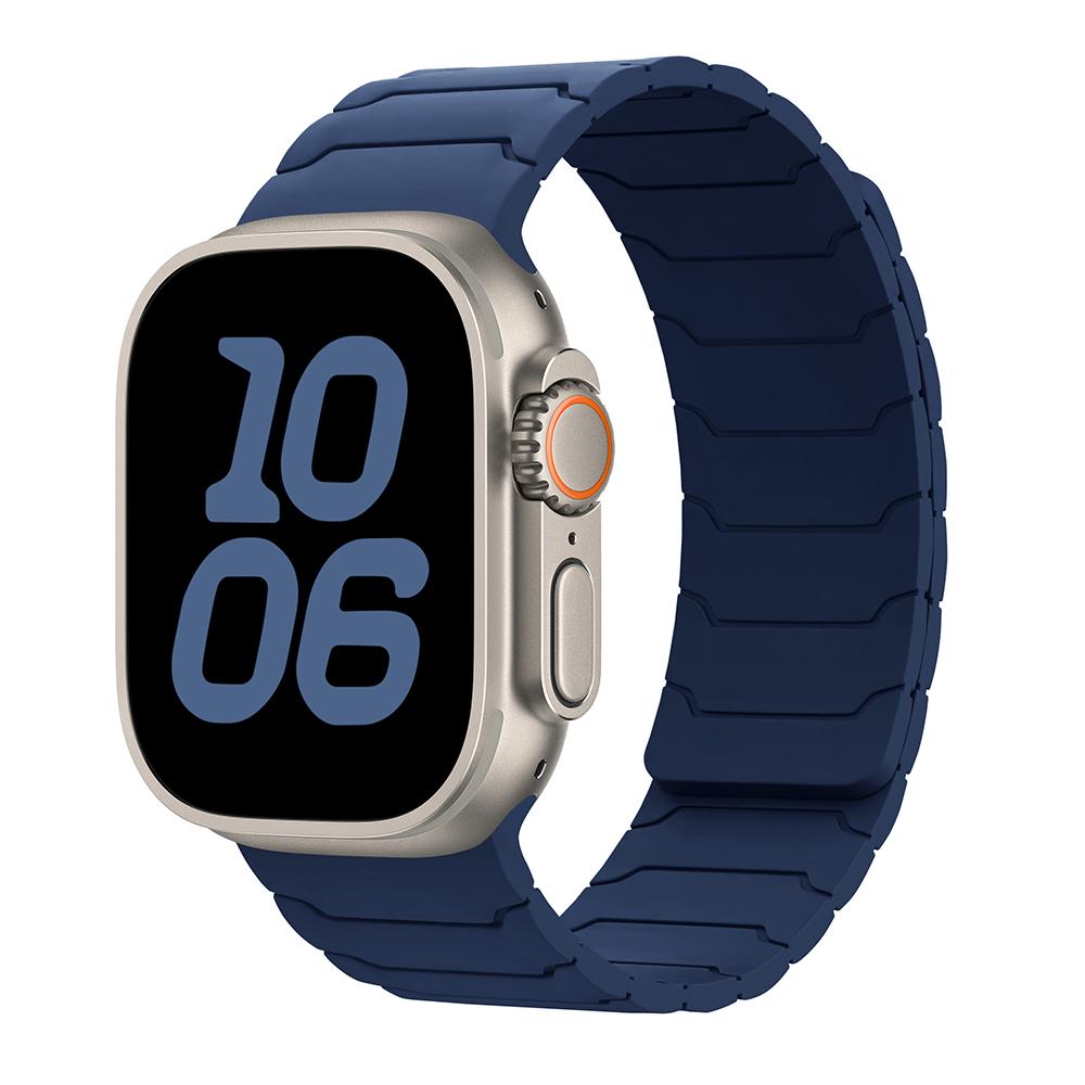 Cinturino Per Apple Watch Band ultra 2 3 49mm 44mm 40mm 41mm 46mm 45mm Magnetico Silicone correas Braccialetto IWatch Serie 11 9 8 SE 10