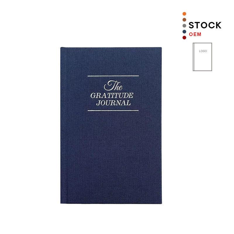 Ändern Sie das Original-Tagesdankbarkeitstagebuch mit Spiralbindung Stoffeinband 100 Blatt SYC für Glück Achtsamkeit Reflexion