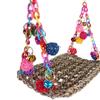 Relieve Boredom Bird Toy Bite Resistant Parrot Climbing Net Bird Perch Parrot Swing Toy Pet Hammock