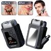 Digital Display Mini Electric Shaver 2in1 Smart Nose Hair Clipper  Men's Gift