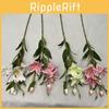 Silk Artificial Lily Floral Arrangement Wedding Home Styling Prop Photography