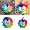 Cute Colorful Whale Sunflower Plush Toy Key Pendant Ideal Gift For Anime Lovers