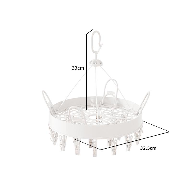 Socks and Underwear Multi-Clip Drying Rack for Dorms and Homes
