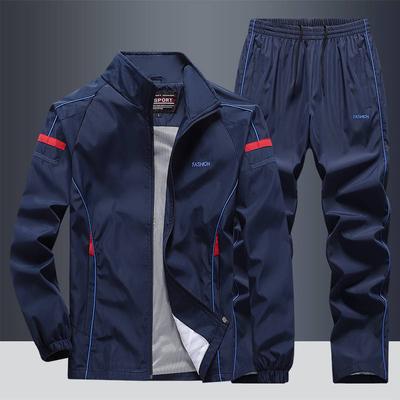Seturi clasice coupe-vent pentru alergare Îmbrăcăminte sport Bărbați Jogging Jachetă sport + Pantaloni Trening Mărimi mari Respirabil Îmbrăcăminte pentru antrenament