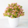 Artificial Flowers Realistic Simulated Plastic Artificial Potted Flower for Home Decor