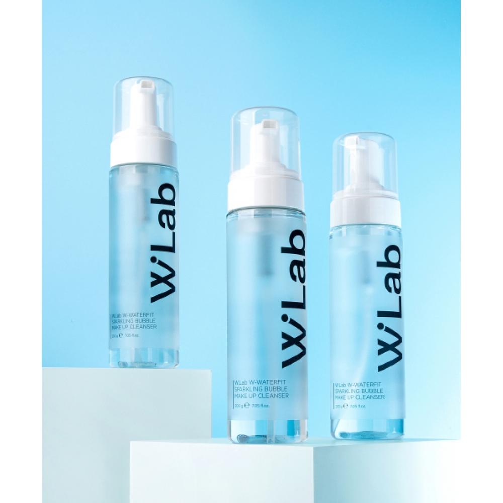 Wlab W Water Fit Sparkling Bubble Makeup Cleanser 200g