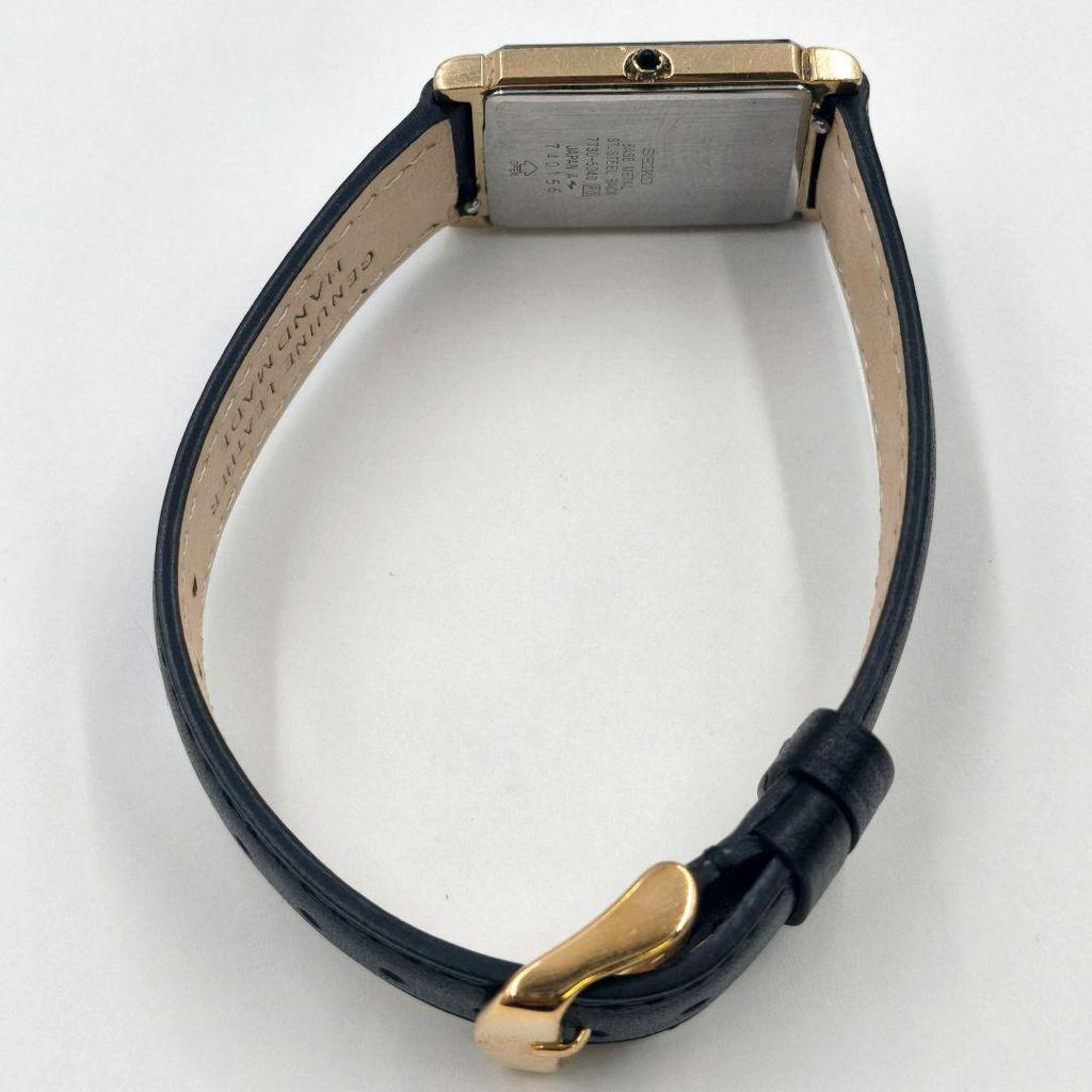 [USED] Rare working Seiko Dolce Square watch with battery and strap