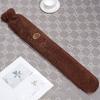 Cartoon Cat Shape Long Hot Water Bag With Soft Short Plush For Warmth And Gift Giving