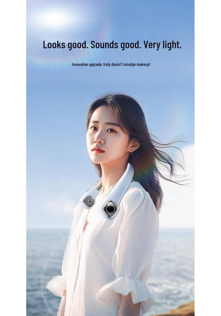Portable Neck Fan | 5-Speed Quiet Design | USB Rechargeable | Long Battery Life | Stay Cool