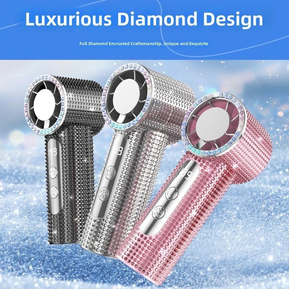 199 Gears Mini Cooling Fan Sparkling Turbo High Speed Fan  Indoor Outdoor Use