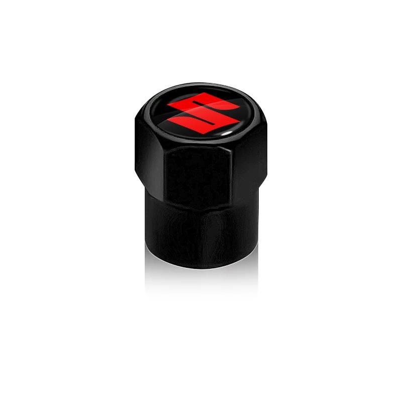 

4Pcs Metal Car Wheel Tires Bolt-in Valve Caps Badge Car Accessories For Suzuki Samurai Ltz 400 Vitara Gsr 600 Jimny Swift Strom