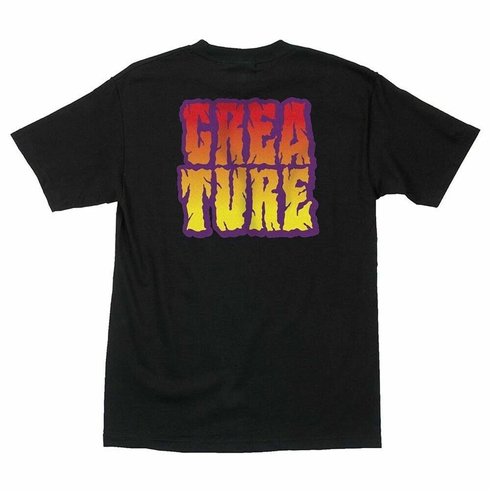 Creature BREAKER Skateboard T Shirt BLACK S