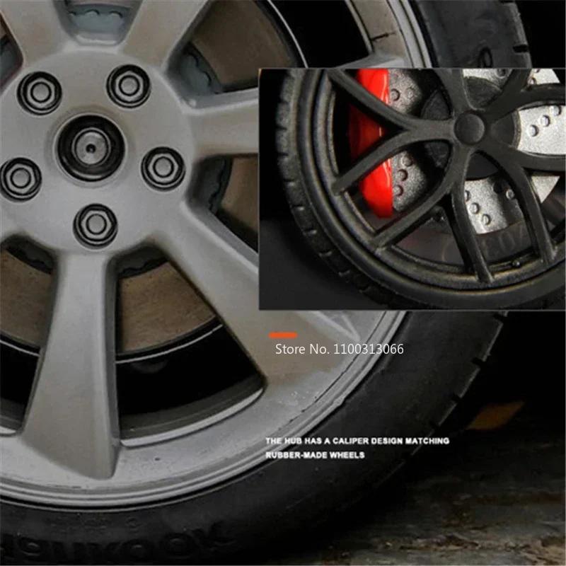 AKX1 1:24 TESLA Model 3 Car Toys Alloy Diecasts Metal Vehicles Car Model With Sound Light Vehicle Toys For Children Gifts Collection