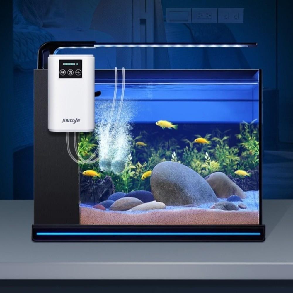 Ultra-Quiet Aquarium Oxygen Pump Low Noise Fishing Oxygen Pump Fish Tank Aerator  Outdoor Fishing