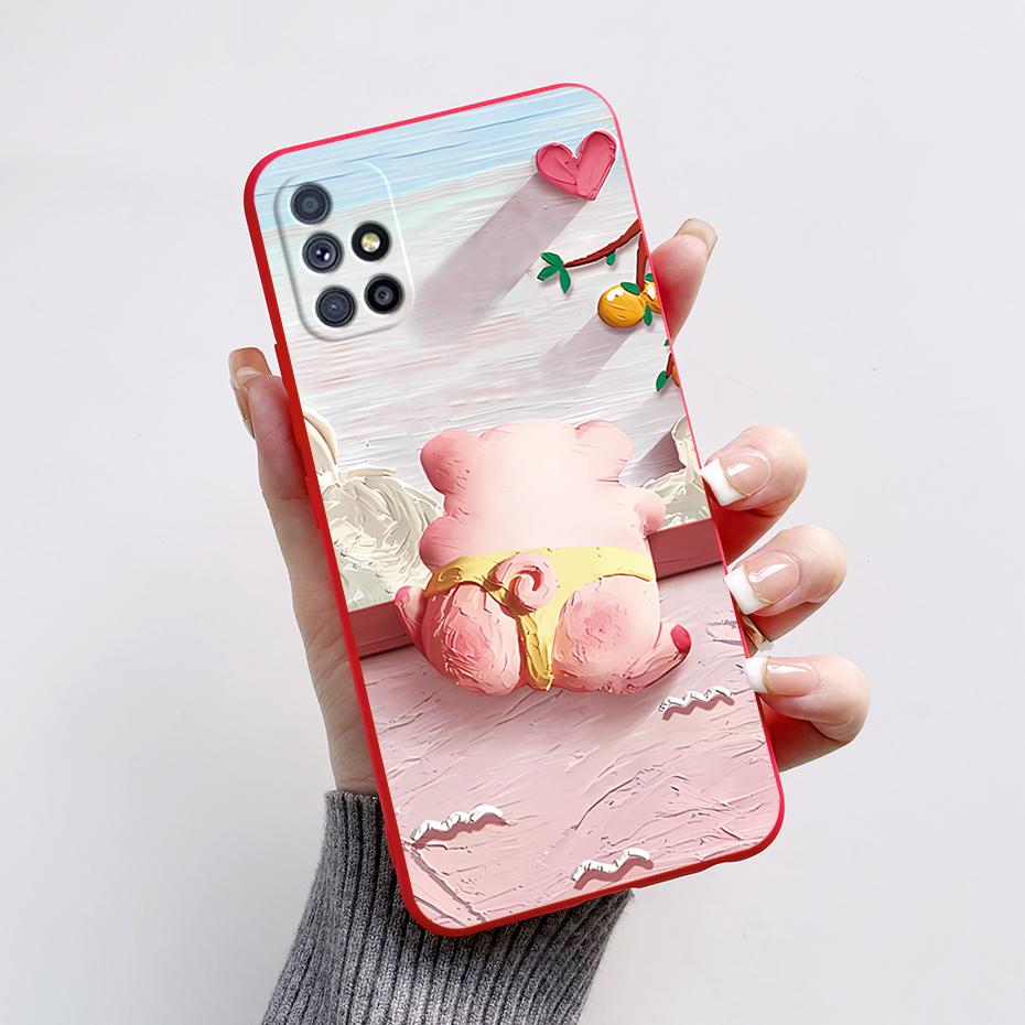 

For Samsung Galaxy M51 Case SM-M515F Cute Panda Back Cover Soft Silicone Phone Case For Samsung M51 M 51 GalaxyM51 Fundas Coque Samsung M51