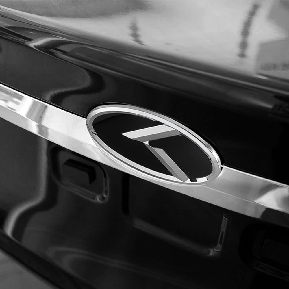 AABJD1 1 Stück Original Auto Front Kühlergrill Emblem Logo Aufkleber für Kia Rio Picanto Sportage Niro Morning Ceed ProCeed Optima Seltos