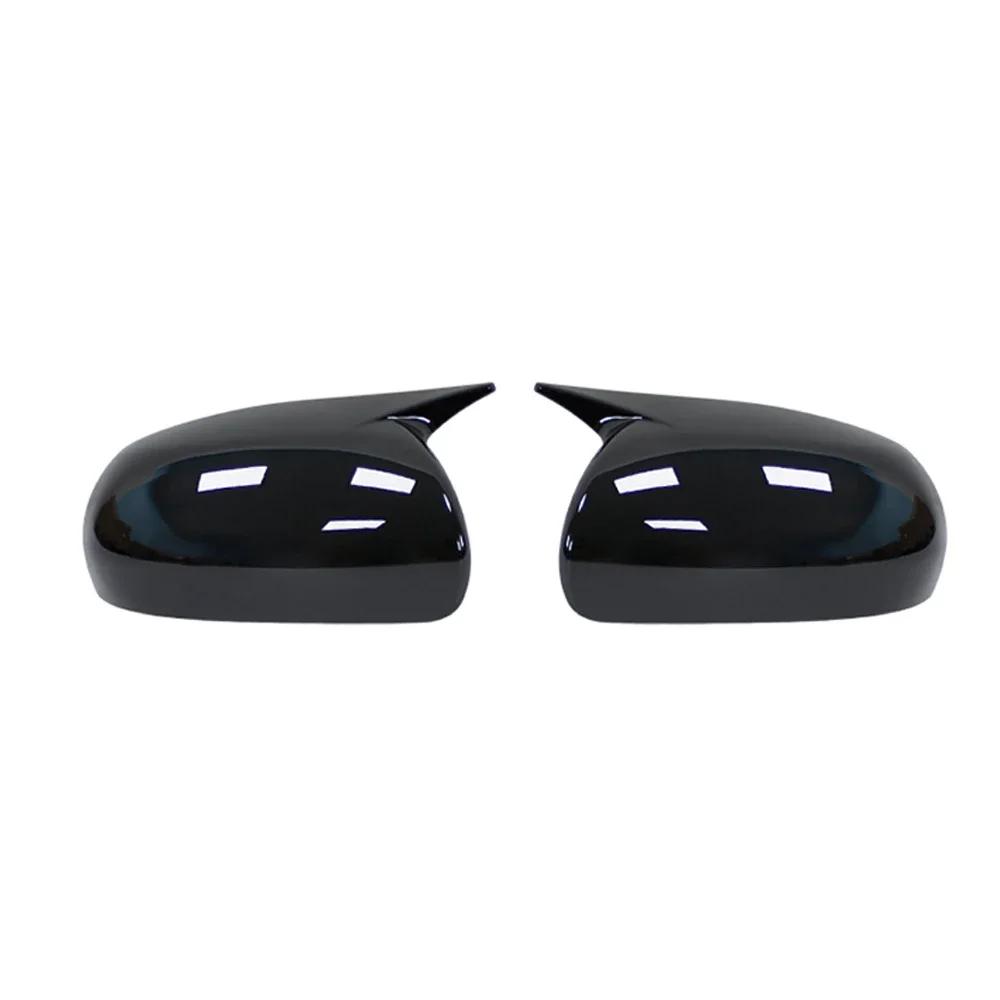 

For KIA K3 Forte Cerato 2009-2011Car Rearview Mirror Cover Wing Cap Door Side Exterior Housing Shell Adhesive Trim Sticker Gloss Black