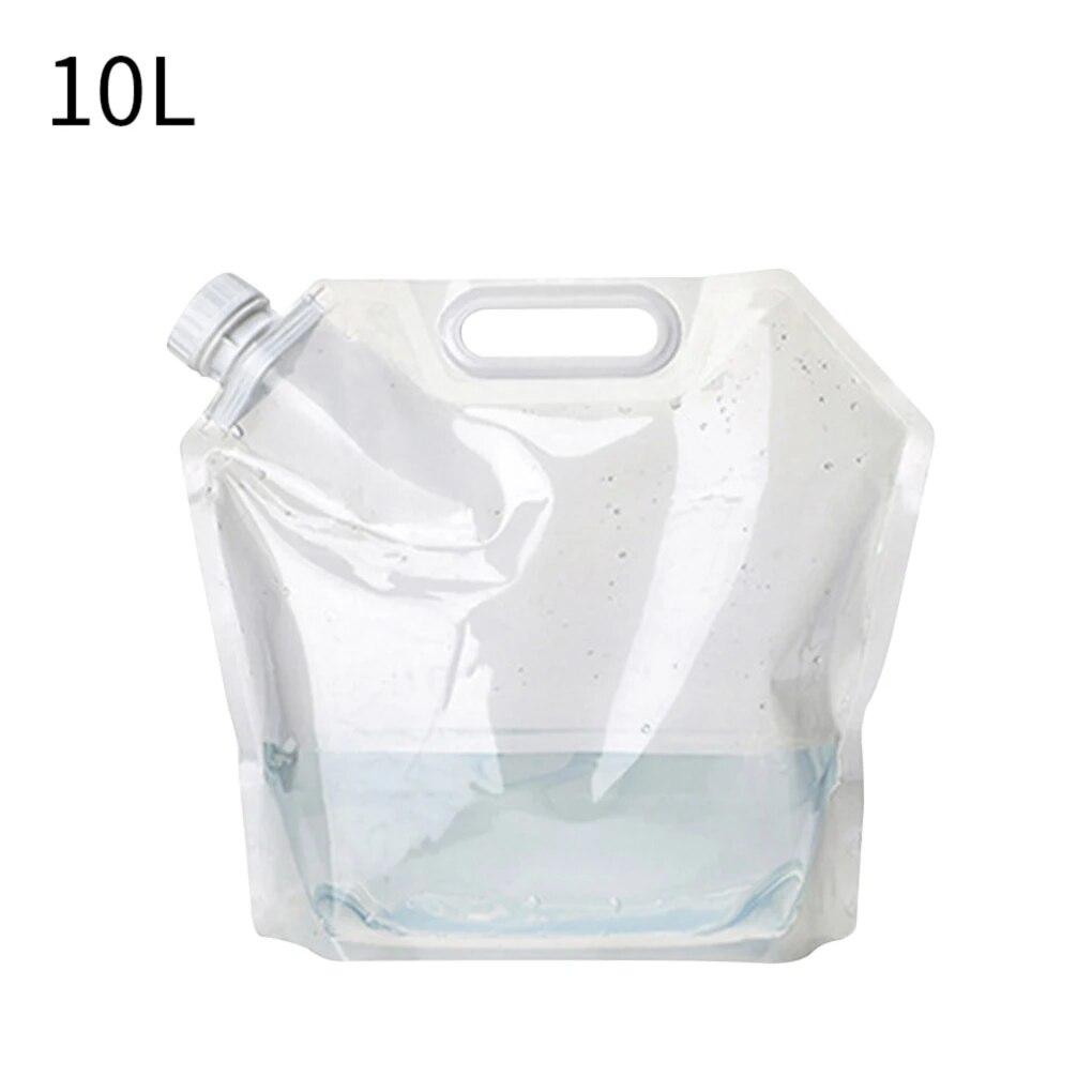 5/10/15L Portable Water Bag Folding Bucket Water Container Jug Bottle Pouch Outdoor Travel Camping with Handle Camping Supplies