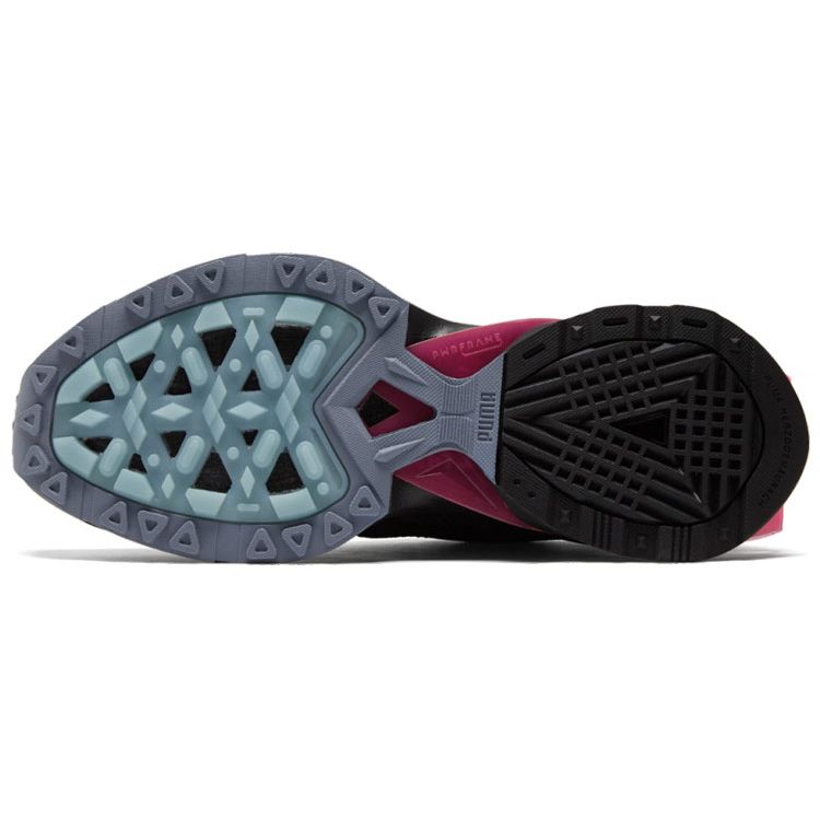 Puma PWRFrame OP-1 Cyber Black Rosa Unisex Sneakers Antikksølv 381599-02