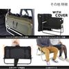 Dod Good Luck Sofa Folding Chair That Can Be Used As a Shelf In the Car of Aluminum 2-seater [Made Alloy] CS2-500-BK