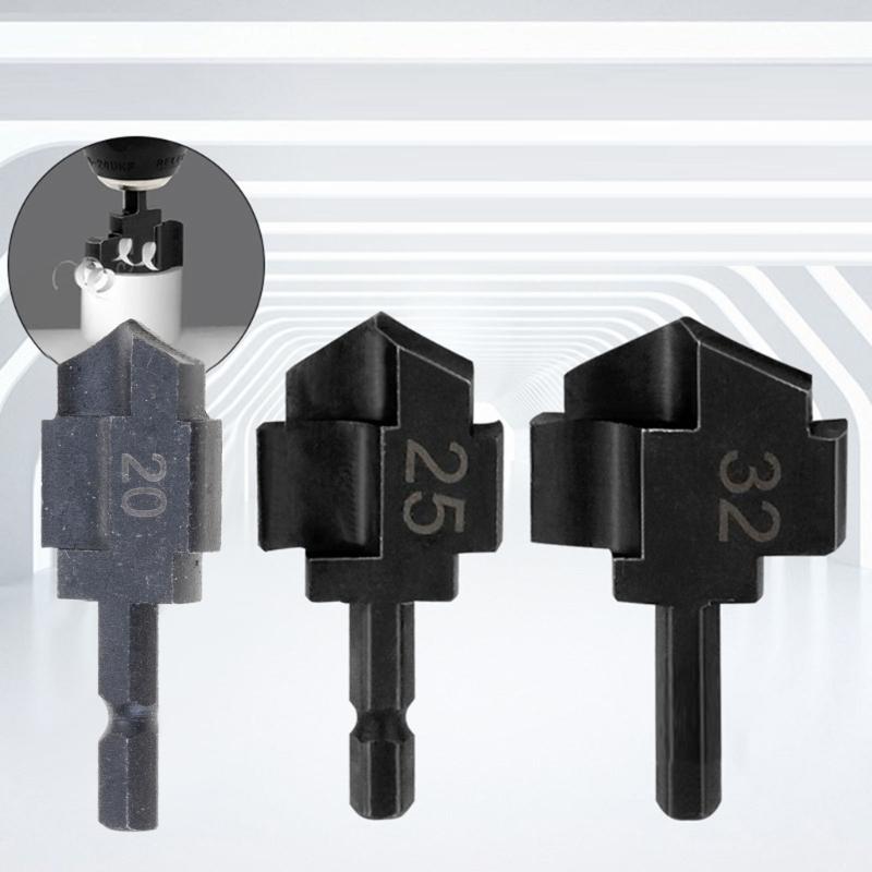 20/25/32mm Stufenbohrer zum Aufweiten von Wasserrohren zum Ansen von Rohren Gefertigt aus 40Gr Stahl Effizientes Bohren