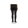 Adidas Solid Color Comfortable Casual Mid Waist Knitted Sports Pants Women Bottoms Black CX5309