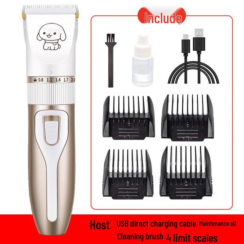 Kuanger Pet Electric Hair Trimmer Set for Dogs & Cats
