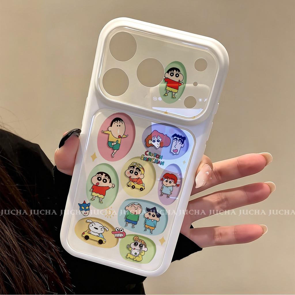 Applicable to Apple 11promax mobile phone case cartoon new 11por fashionable anti-drop color circle partner