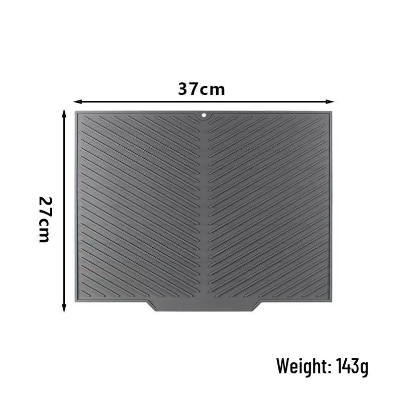 Силиконовый жаростойкий быстросохнущий кухонный сливной коврик