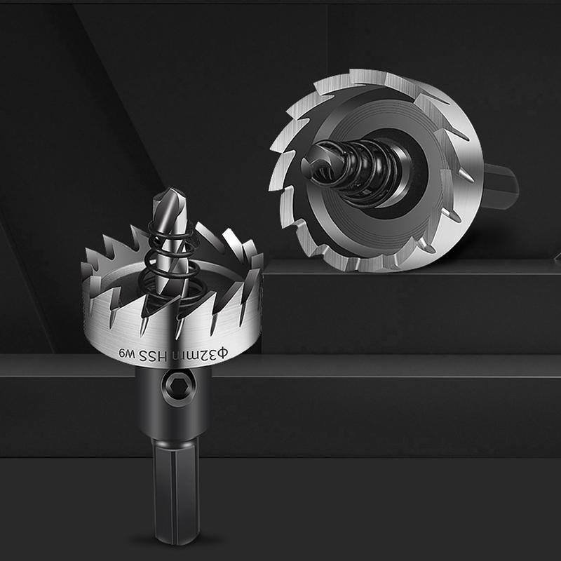 16-30mm 5pcs High Speed Steel Hole Opener Drill Bit For Iron Plate Stainless Steel Drilling Metal Drill Bit Hand Tool Set