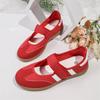 Women's Casual Flats Shoes with Hook and Loop Closure, Fashion Comfort