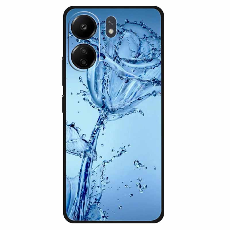 

Silicone Print For Redmi 13C 4G Case Soft Silicone Lion Animal Black TPU Shockproof Cover for Xiaomi Poco C65 TPU Cases Redmi13c Redmi 13C 4G