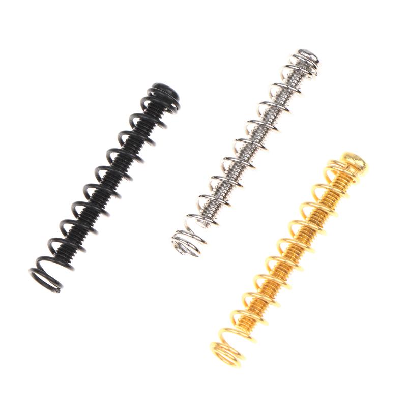 8Pcs Humbucker Pickup Screws Straight Springs Set Replacement Parts Pickup Mounting Ring Screws For Electric Guitar /Bass