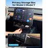 Under Screen Storage Box Fit Model Y Juniper Model 3 Highland, Hiddenable Privacy Storage For Model Y 3 Accessories, Center Console Organizer For