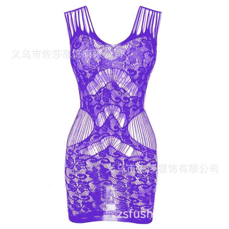 Sex Clothes, Suspenders, Mesh Clothes, Tight Body, Hollow Hip Skirt, Large Size.