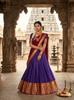 South Indian Style Ethnic Lehenga Choli Set Bollywood Women Lehenga Dupatta Set