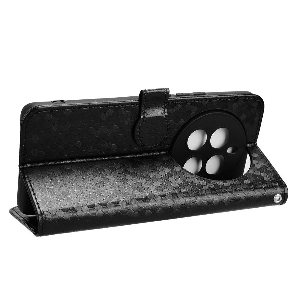 For Realme 12 4G/12+ 5G Case Dots Imprinted PU Leather Mobile Phone Cover with Viewing Stand