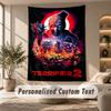 Wall Hanging Tapestry Art Cloth Bedroom Room Background DecorTerrifier Art the Clown