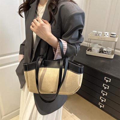 Autumn 2025 Large-Capacity Mother-and-Child Women's Shoulder Tote Handbag