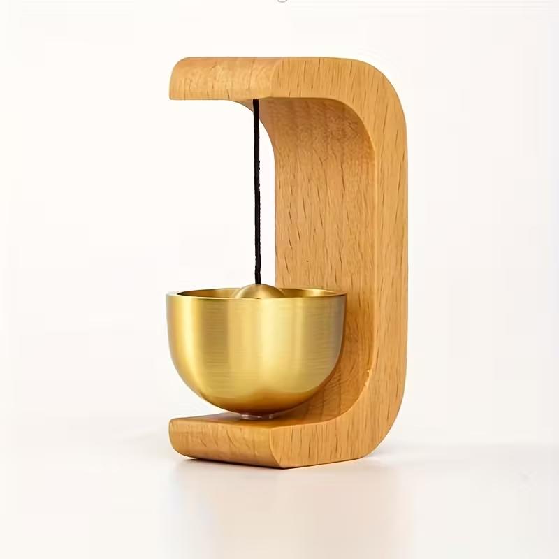

Suction Door Type Solid Wood Wind Chime Count Magnetic Hangable Entry Door Bell Vintage Door Bell Hanging Ornament Home Decor