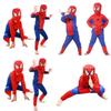 Dětský kostým Spiderman Superhrdina Cosplay Set s dlouhým rukávem a kalhotami