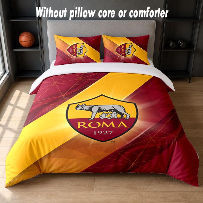 AS Roma Design Bed Bedding Set 1 Duvet Cover + 2 Pillowcases Soft Breathable Household Bed Linens
